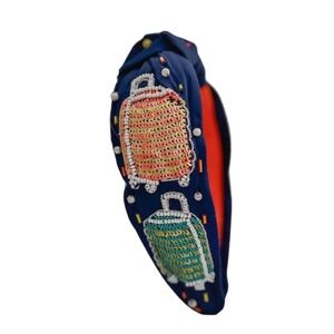 225. NEW The Ready, Set, Jet Luggage Beaded Headband
